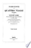 1-2 : Narrazione dei quattro viaggi intrapresi da Cristoforo Colombo per la scoperta del Nuovo continente dal 1492 al 1504