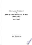 1 - Cronache Moderne di Monteleone, Ruscio, Trivio e dintorni - 1 parte