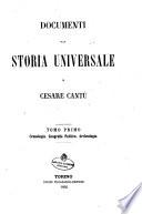 1: Cronologia, geografia politica, archeologia