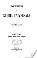 1: Cronologia, geografia politica, archeologia