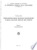 11 [i. e. Undicesimo] censimento generale della popolazione. 24 ottobre 1971
