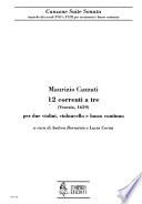 12 correnti a tre (Venezia, 1659)