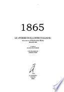 1865 poesie d'illustri italiani contemporanei