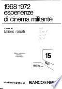 1968-1972: esperienze di cinema militante