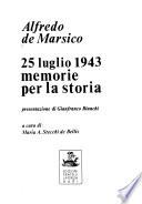 25 luglio 1943