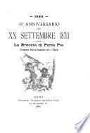 25 ̊anniversario del XX settembre 1870
