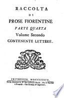 4: Parte quarta, volume primo [-quarto], contenente lettere