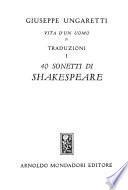 40 Sonetti di Shakespeare