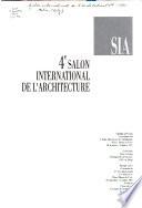 4e Salon international de l'architecture