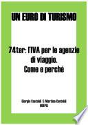 74ter: l’IVA per le agenzie di viaggio