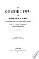 A che serve il papa?