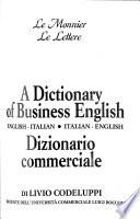 A Dictionary of Business English