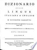 A dictionary of the English and Italian languages