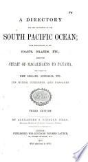 A Directory for the Navigation of the South Pacific Ocean