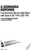 A domanda risponde