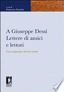 A Giuseppe Dessí