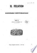 Â Il Â felsineo giornaletto settimanale utile ed ameno con figurino delle mode originali di Parigi Le Follet