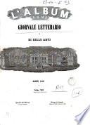 Â L'Â album giornale letterario e di belle arti