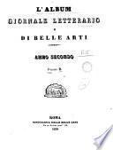 Â L'Â album giornale letterario e di belle arti