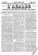 Â L'Â araldo della guardia nazionale e dell'esercito giornale militare, politico, scientifico, letterario