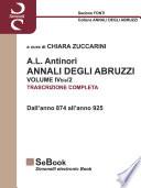 A.L. ANTINORI – ANNALI DEGLI ABRUZZI – VOLUME IVbis (parte 2) - TRASCRIZIONE COMPLETA