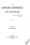 Â La Â civiltÃ cattolica pubblicazione periodica per tutta l'Italia