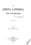 Â La Â civiltÃ cattolica pubblicazione periodica per tutta l'Italia