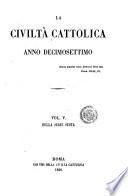 Â La Â civiltÃ cattolica pubblicazione periodica per tutta l'Italia