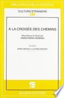 À la croisée des chemins