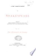 A New Variorum Edition of Shakespeare