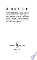 A[nno] XXX [i.e. trenta] E[ra] F[ascista] Anno VIII dopo la liberazione