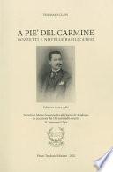 A pie' del carmine. Bozzetti e novelle basilicatesi