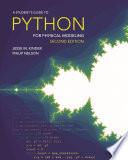 A Student's Guide to Python for Physical Modeling