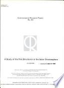A Study of the Fine Structures in the Solar Chromosphere