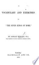 A Vocabulary and Exercises on The Seven Kings of Rome..