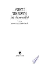A wrestle with meaning