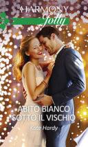 Abito bianco sotto il vischio