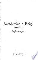 Accademico e Enigmatico Passa-tempo