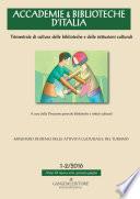 Accademie & Biblioteche 1-2/2016