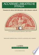 Accademie & Biblioteche 1-4/2015
