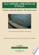 Accademie & Biblioteche 1-4/2017