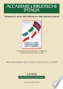 Accademie & Biblioteche d'Italia 1-2/2013