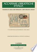 Accademie & biblioteche d'Italia (2018)