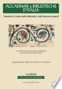 Accademie & Biblioteche d'Italia 3-4/2010
