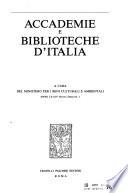 Accademie e biblioteche d'Italia