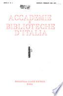 Accademie e biblioteche d'Italia