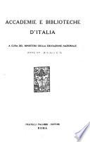 Accademie e biblioteche d'Italia