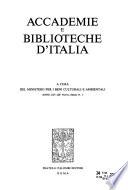 Accademie e biblioteche d'Italia