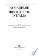 Accademie e biblioteche d'Italia