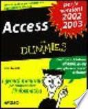 Access for dummies per le versioni 2002, 2003